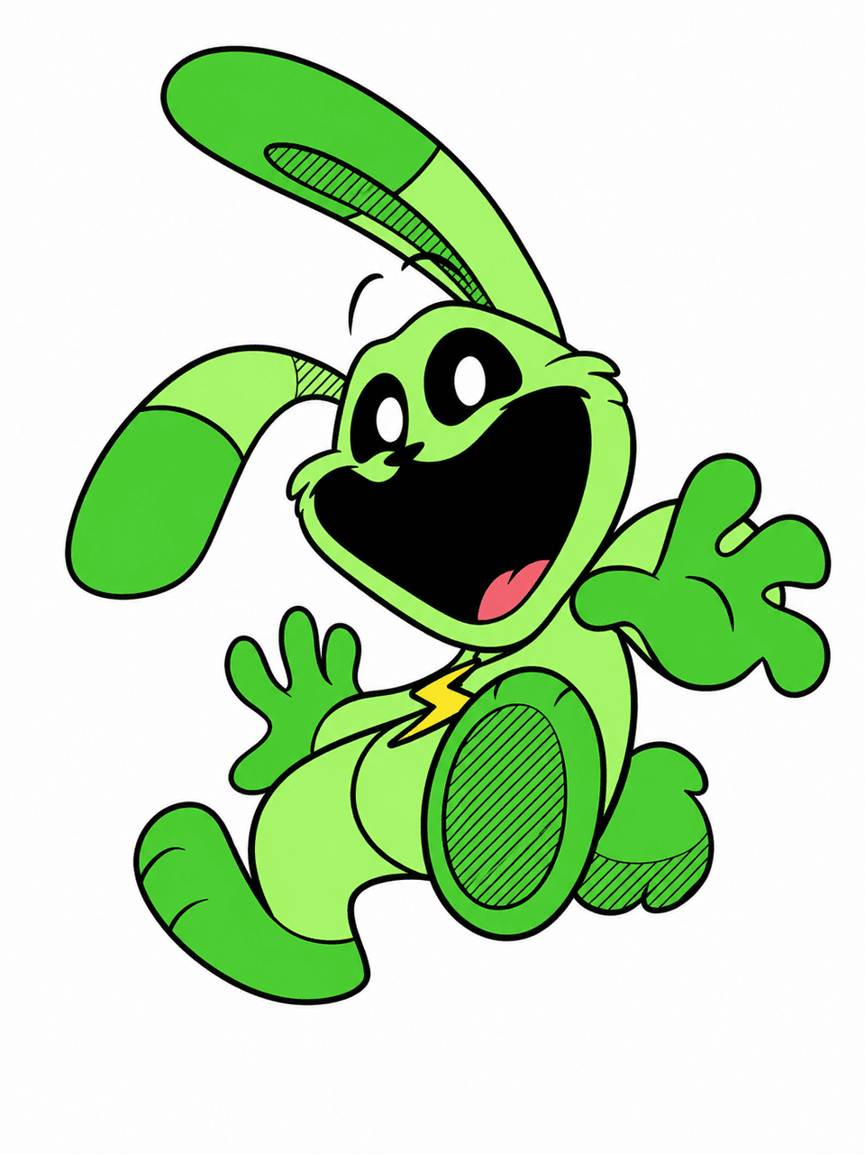 Smiling Critters OC Maker interface showing sweet support character with smiling critters-specific visual cues for reaction poses