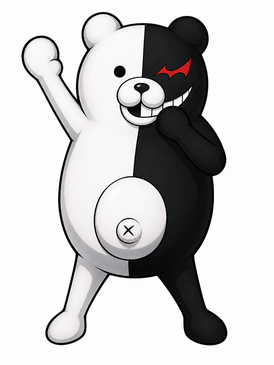 Paso del flujo de trabajo del Creador de OC de Danganronpa que muestra atuendos con capas antes de las notas del personaje