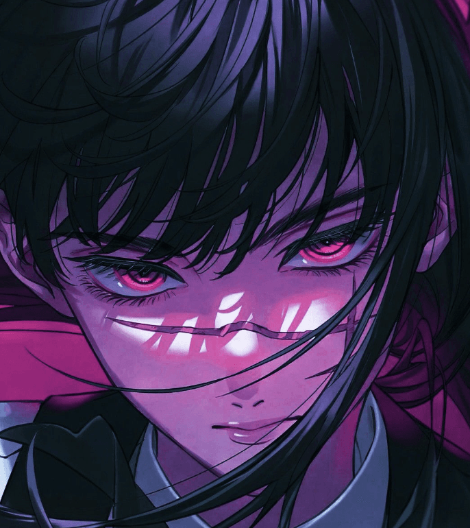Dark anime character creation
