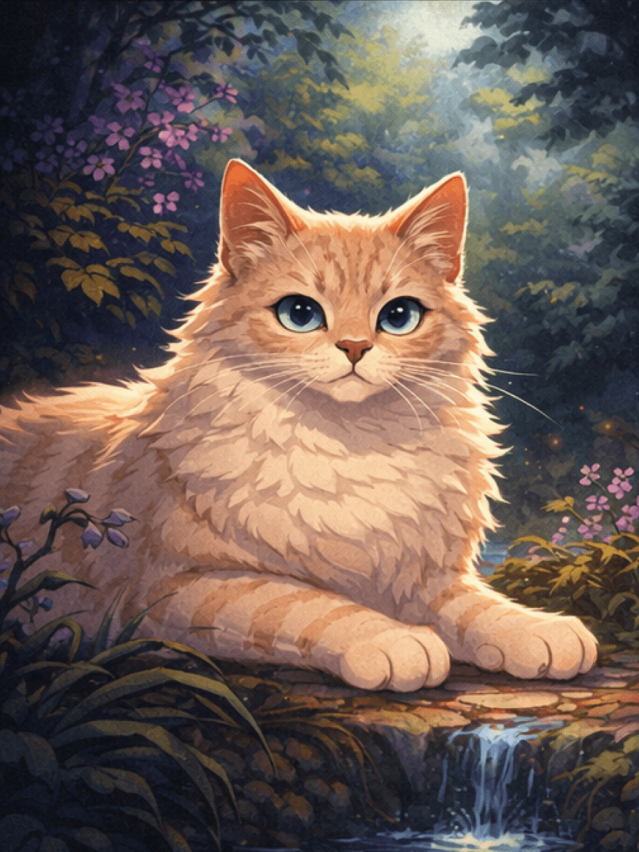 Warrior Cat OC Maker feature preview for forest patrol scenes and clan-coded herbs or tokens